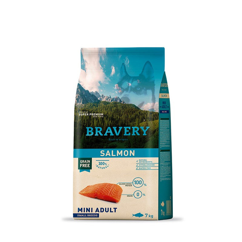 BRAVERY SALMON MINI ADULTO SMALL BREEDS 2KG