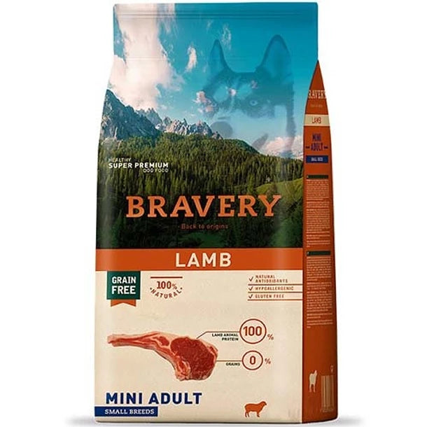 BRAVERY LAMB MINI ADULT 2KG