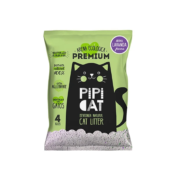 ARENA SANITARIA PIPICAT LAVANDA 4 KG