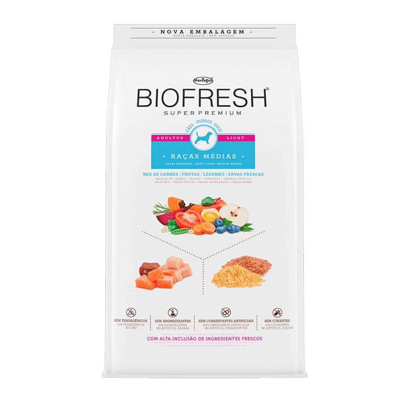 BIOFRESH ADULTO LIGHT RAZA MEDIANA 3 KG