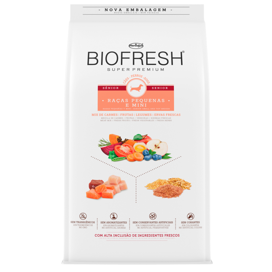 BIOFRESH SENIOR RAZA PEQUEÑA MINI 3 KILOS