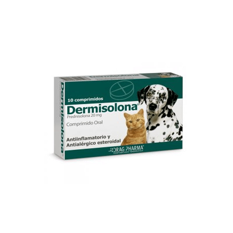 DERMISOLONA 20MG 10 COMPRIMIDOS