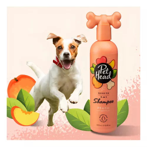 PET HEAD SHAMPOO 2 EN 1 DURAZNO