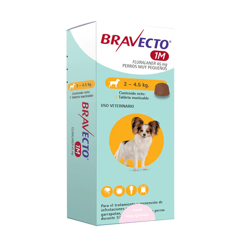 BRAVECTO 1M 2 A 4.5KG