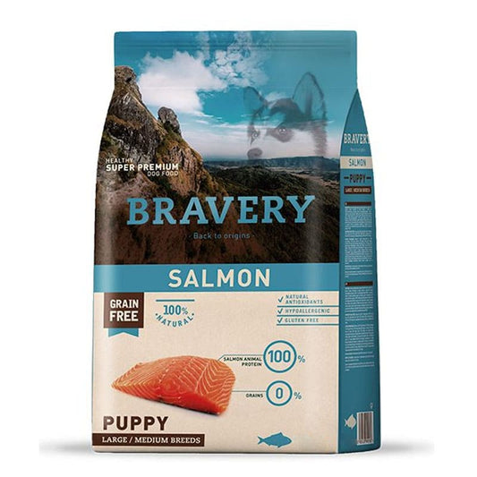 BRAVERY SALMON PUPPY LARGE/MEDIUM 4KG