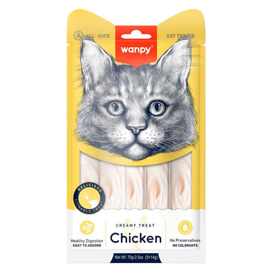 WANPY CREAMY TREAT CHICKEN 70GR