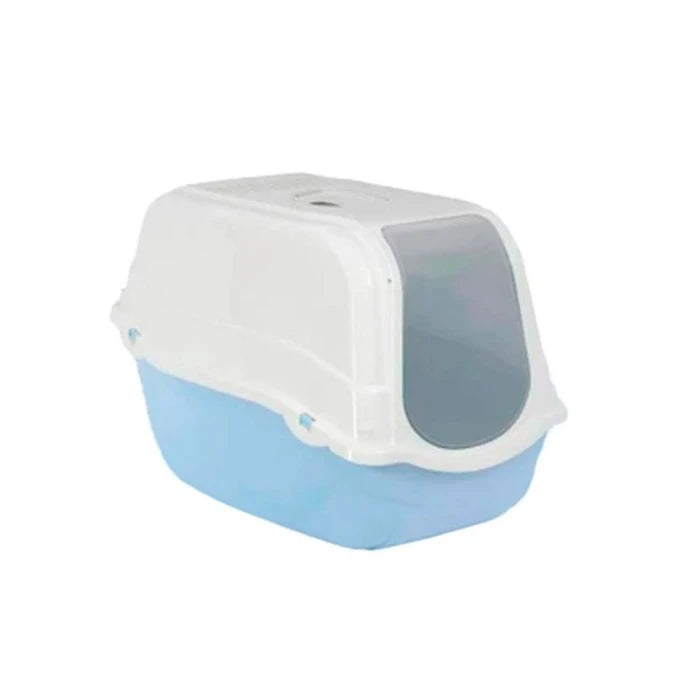 Baño arenero cerrado con carbon activo para gatos