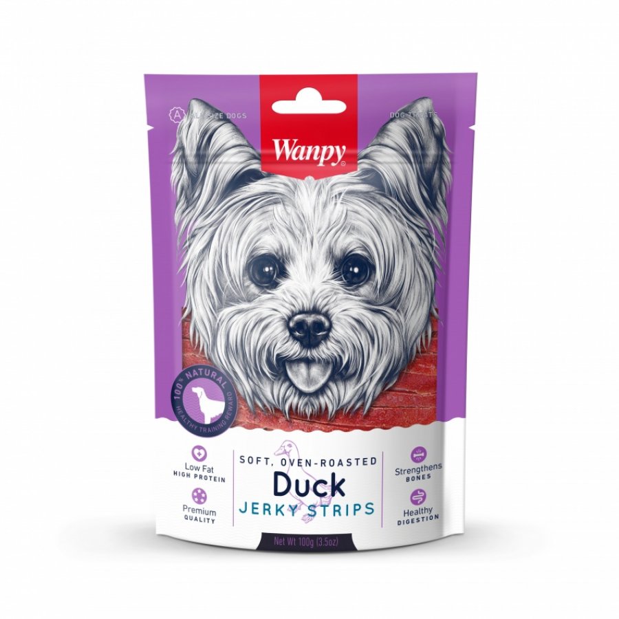 SNACK WANPY SOFT DUCK JERKY STRIPS