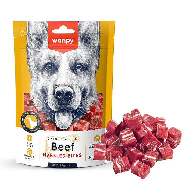 SNACK WANPY BEEF MARBLED BITES