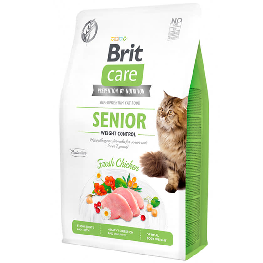 BRIT CARE CAT  SENIOR WEIGHT CONTROL 2KG