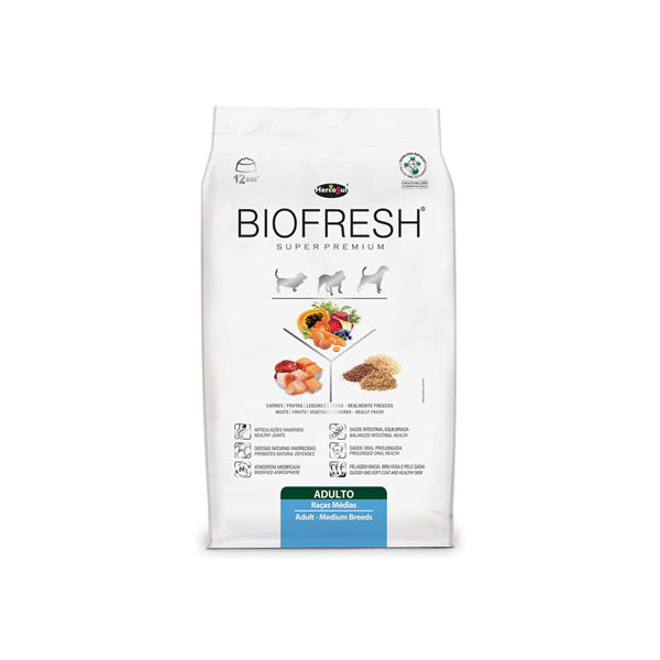 BIOFRESH PERRO ADULTO RAZA MEDIANA 10KG