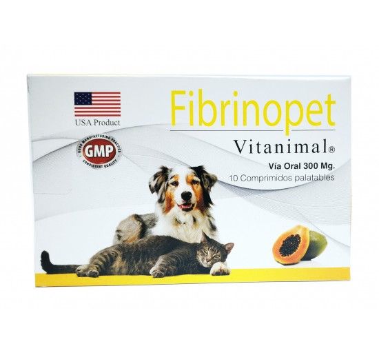 FIBRINOPET 10 COMPRIMIDOS