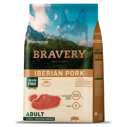 BRAVERY IBERIAN PORK ADULTO LARGE/MEDIUM BREEDS 12KG