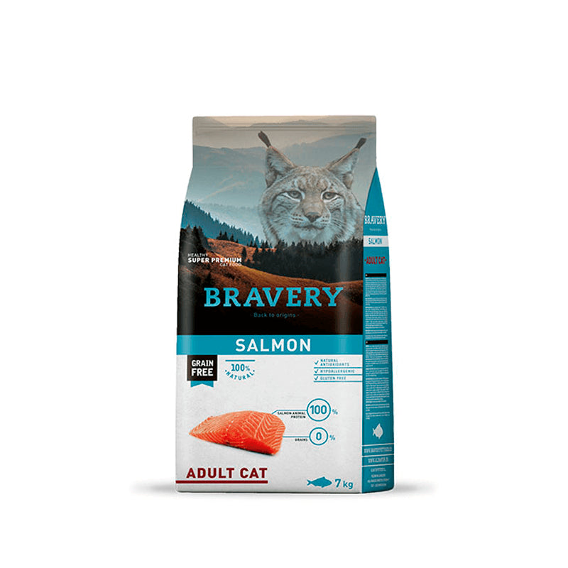 BRAVERY SALMON ADULTO CAT 7KG