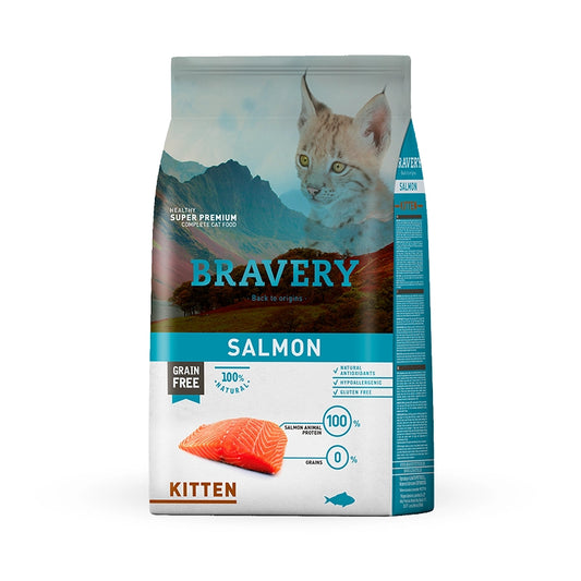 BRAVERY SALMON KITTEN 2KG