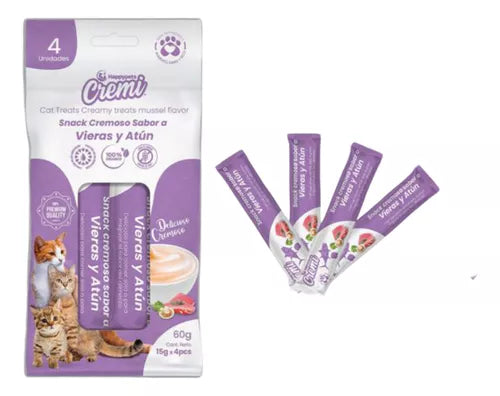 SNACK CREMI GATO VIEIRAS Y ATUN