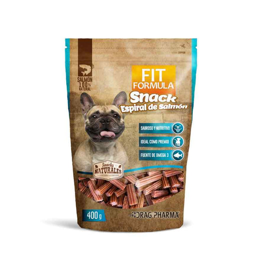 SNACK FIT FORMULA ESPIRAL DE SALMON 400 g
