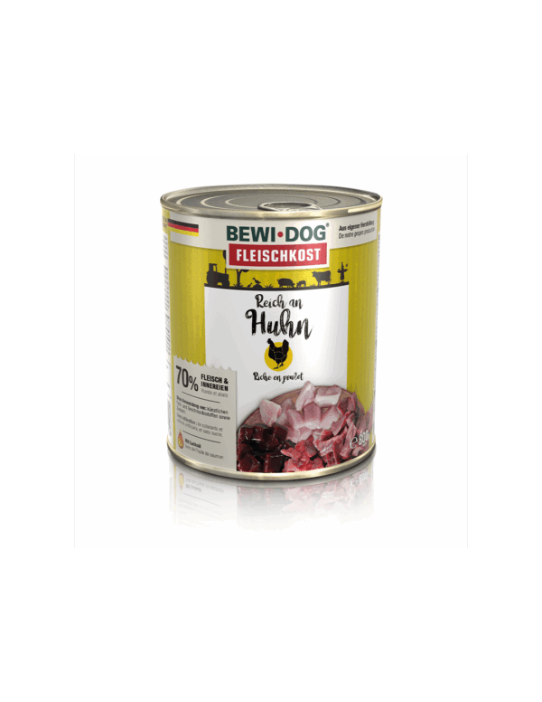 LATA BEWIDOG SABOR POLLO 800g