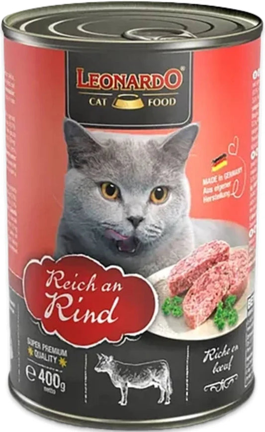 LATA LEONARDO SABOR TERNERA 400 g