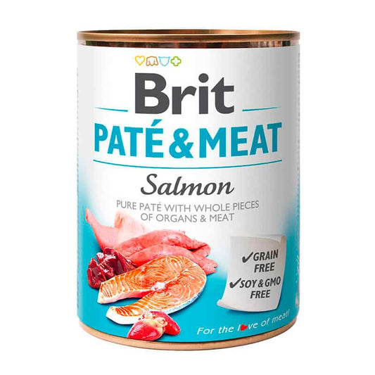 LATA BRIT PATE & MEAT SALMON 800G