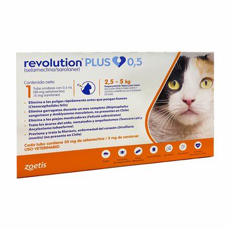 REVOLUTION PLUS GATO 2,5 A 5 KG