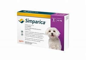 SIMPARICA 2.5 A 5KG 3 COMPRIMIDOS