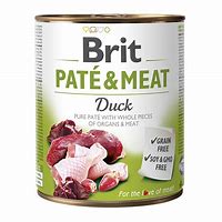 LATA BRIT CARE PATE & MEAT DUCK 800GR