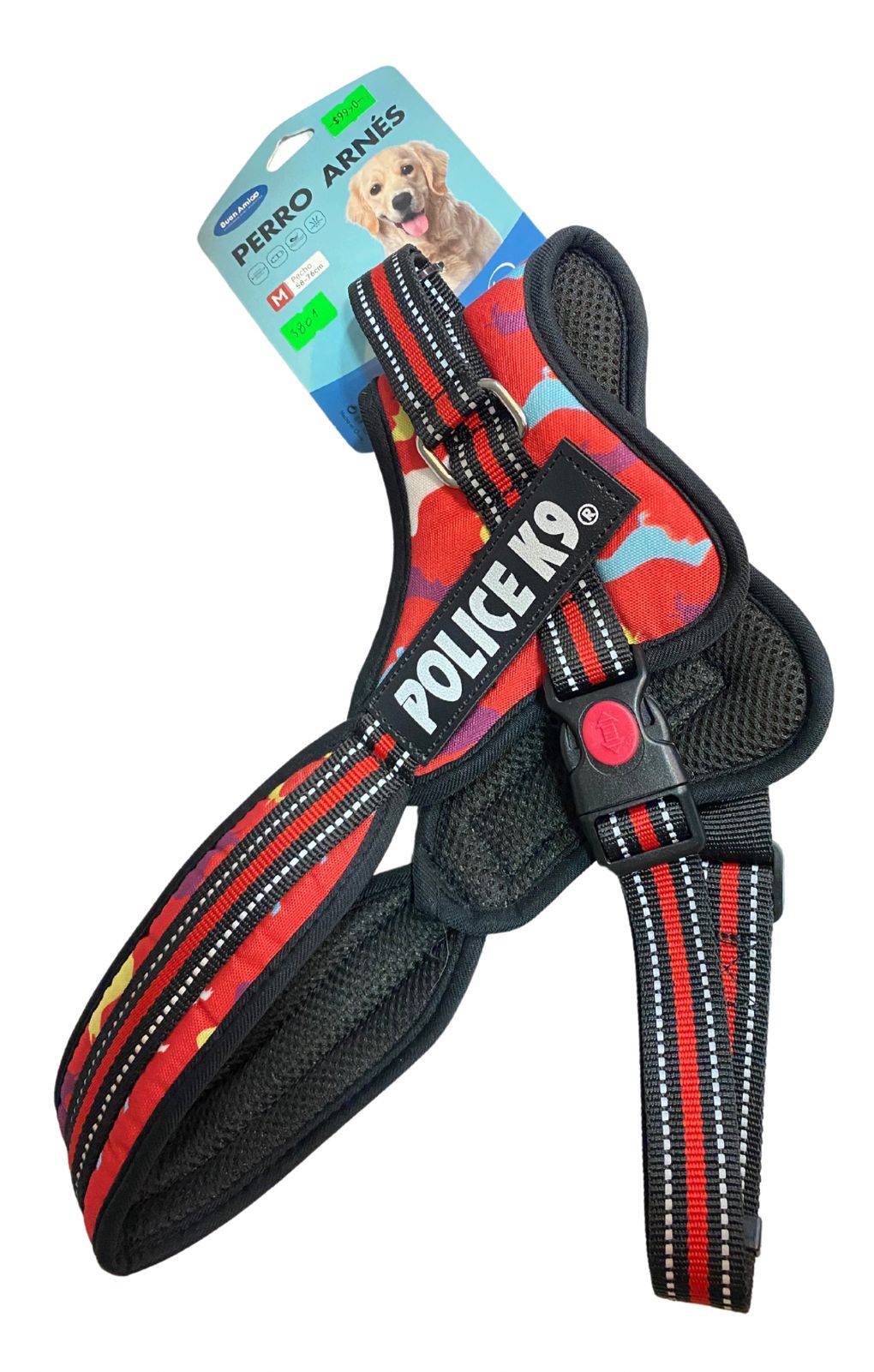 ARNES POLICE K9 PARA CANINOS TALLA S Y M