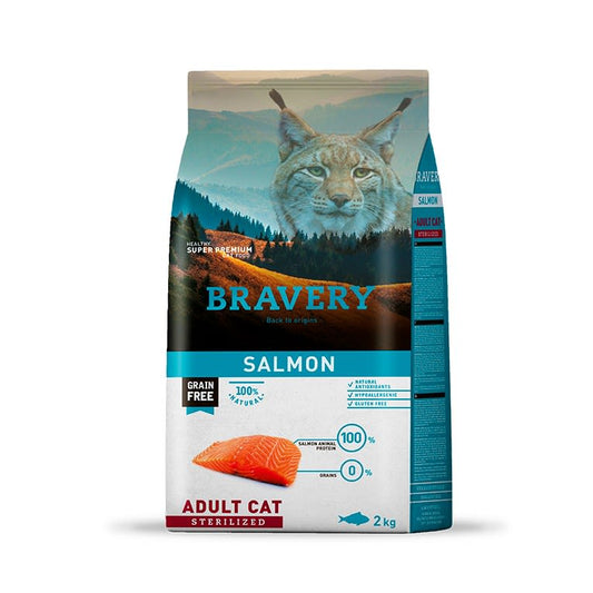 BRAVERY SALMON ADULTO CAT STERILIZADO 7KG