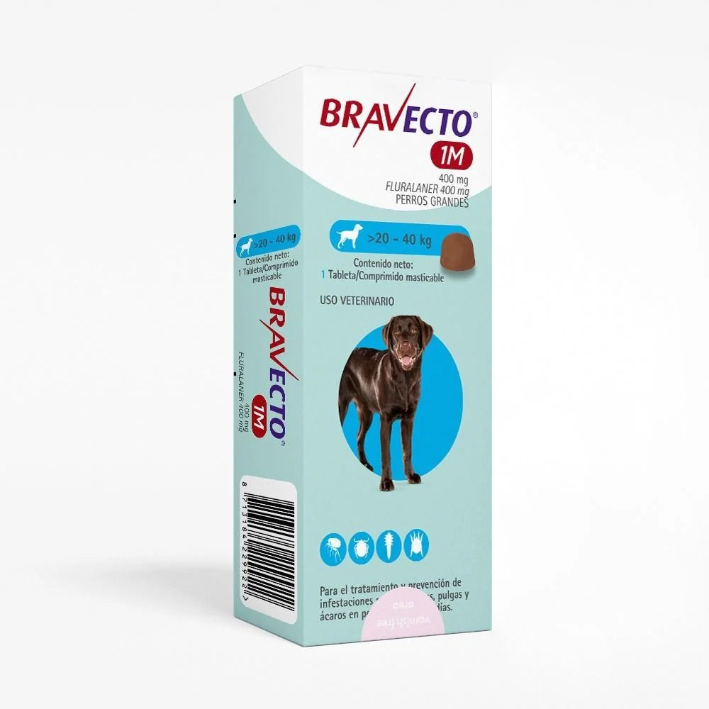 BRAVECTO 1M 20 A 40KG