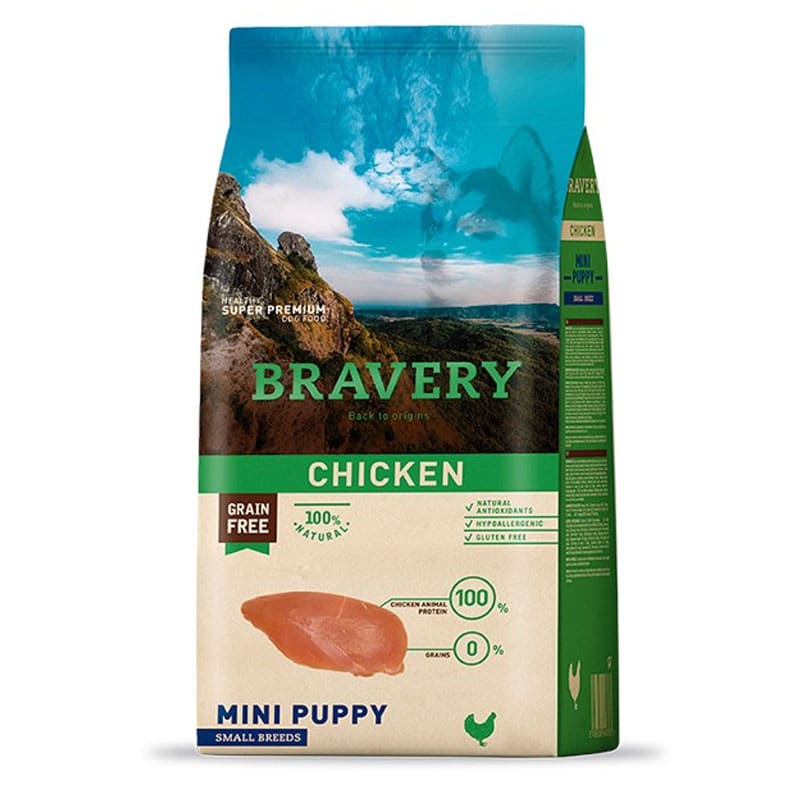 BRAVERY CHICKEN MINI PUPPY SMALL BREEDS 7 KG