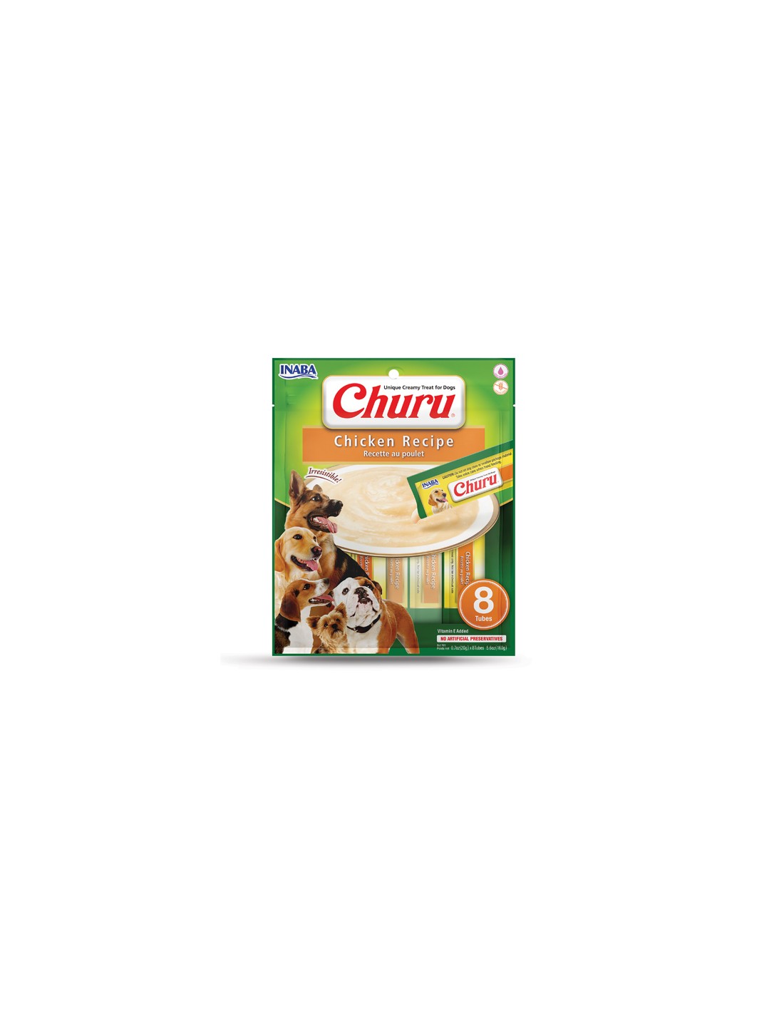 Churu Pollo Perros 8 tubos