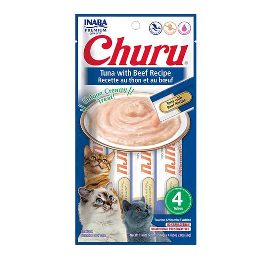 CHURU CAT ATUN Y CARNE 56 g