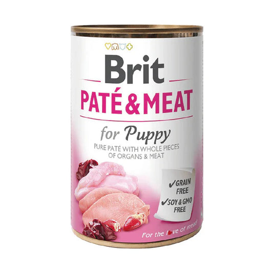 LATA BRIT CARE PATE & MEAT CHICKEN PUPPY 400GR