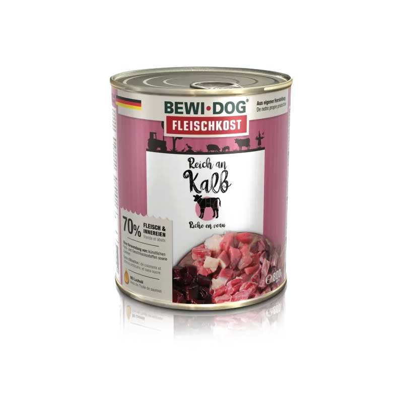 LATA BEWIDOG SABOR TERNERA 800 g