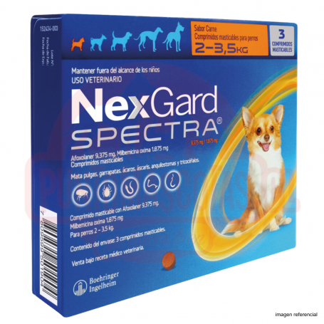 NEXGARD SPECTRA 2 A 3.5KG 3 COMPRIMIDOS