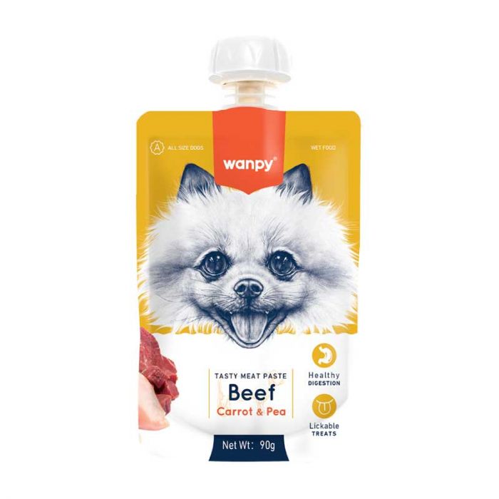 WANPY TASTY MEAT PASTE VACUNO 90GR