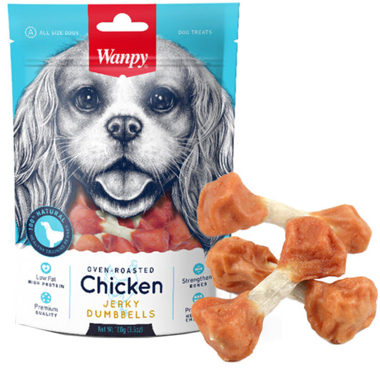 SNACK WANPY CHICKEN JERKY DUMBBELLS